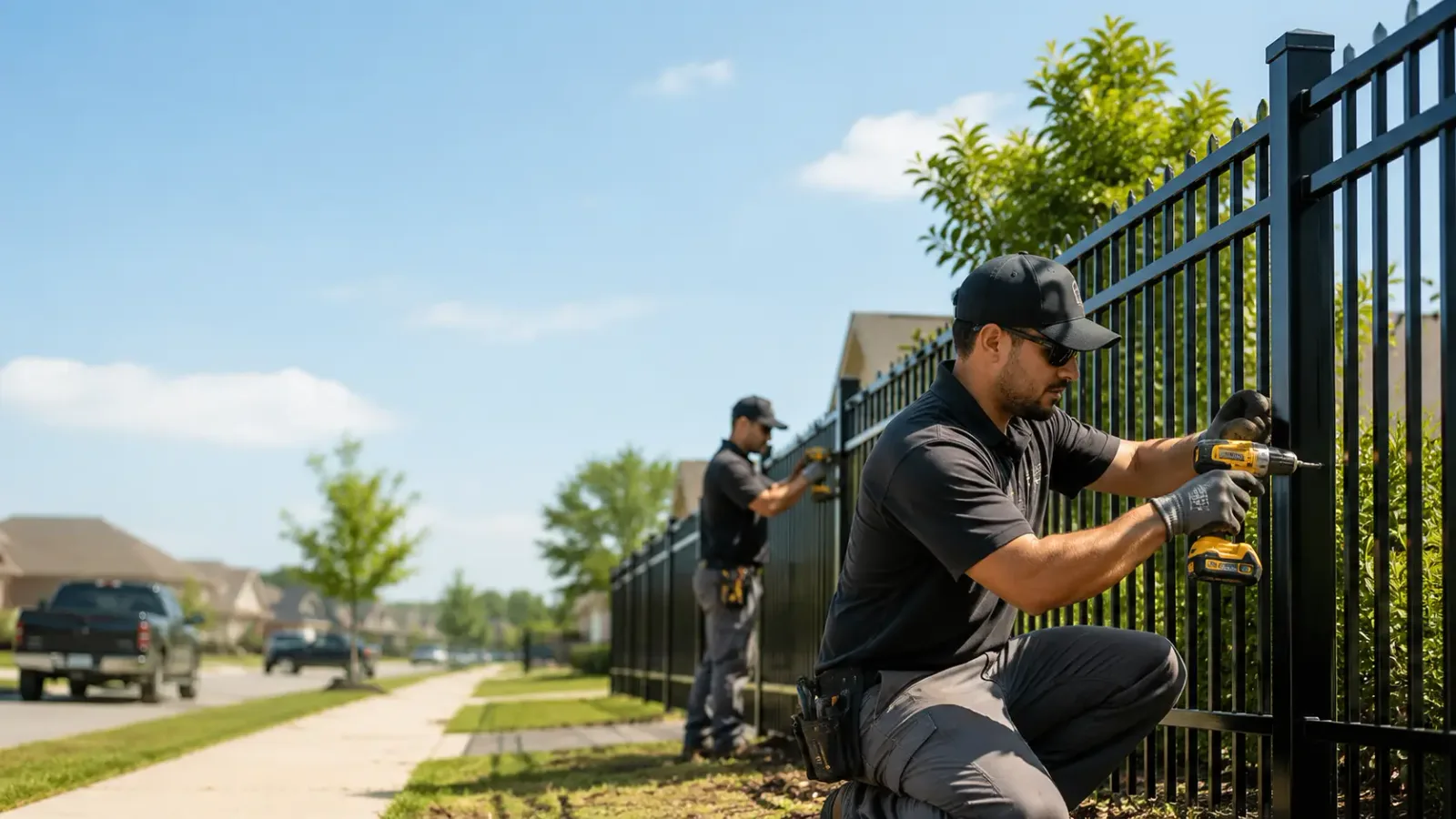 Metal Fence Installation in Fullerton, CA